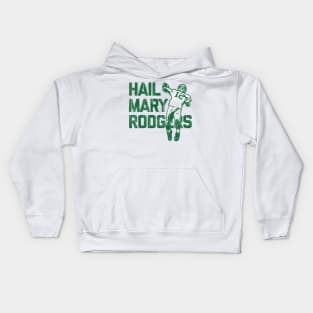 Aaron Rodgers Green Bay Hail Mary Kids Hoodie